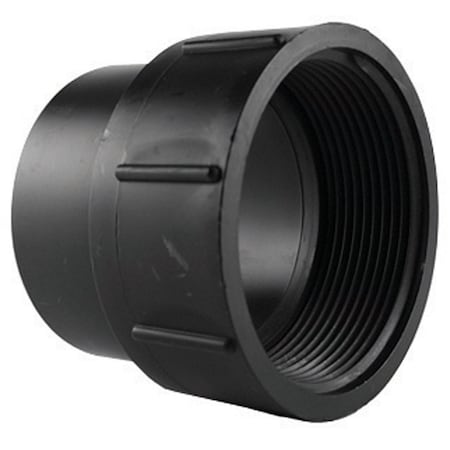 Charlotte Pipe And Foundry Charlotte Pipe 3 in. Spigot X 3 in. D FPT ABS Cleanout ABS00105100